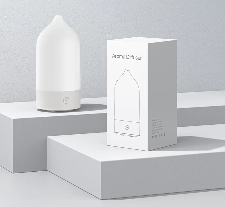 Vase Shaped Aroma Diffuser and Night Light (120ml)