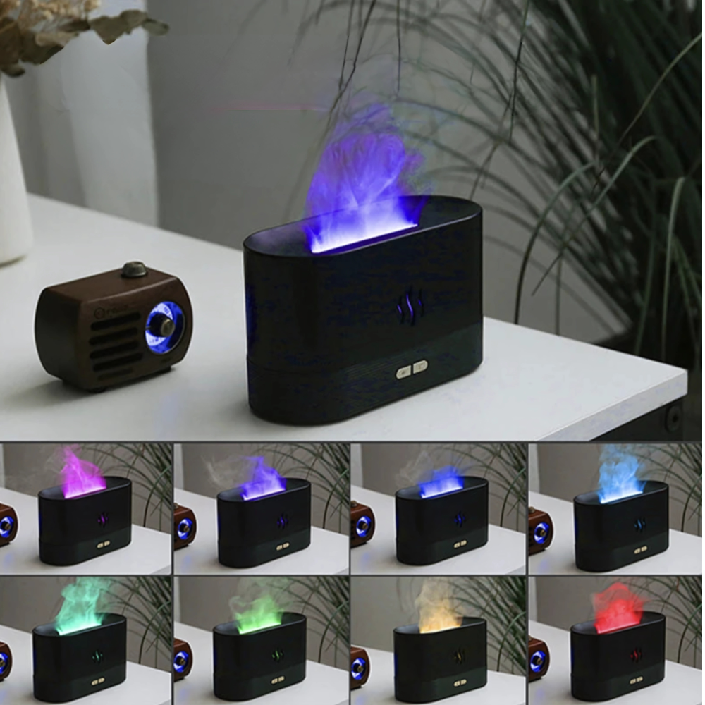 Oval Flame Aroma Diffuser (180ml)