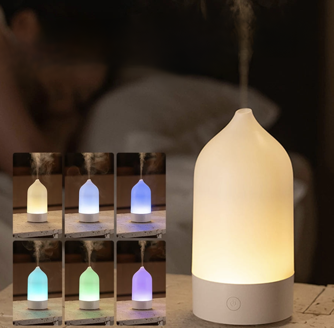 Vase Shaped Aroma Diffuser and Night Light (120ml)
