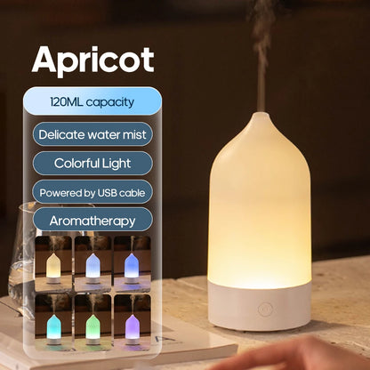 Vase Shaped Aroma Diffuser and Night Light (120ml)