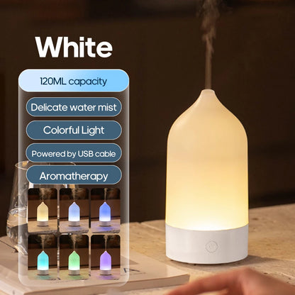 Vase Shaped Aroma Diffuser and Night Light (120ml)