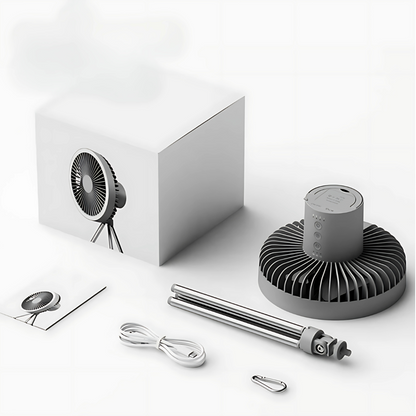 Standing Rechargeable Home/Camping Fan (10000mAh)