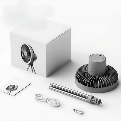 Standing Rechargeable Home/Camping Fan (10000mAh)