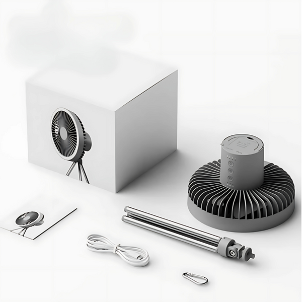 Standing Rechargeable Home/Camping Fan (10000mAh)